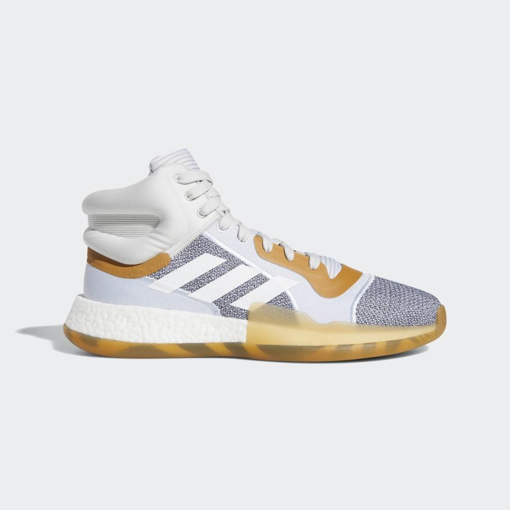 Adidasi Baschet Adidas Marquee Boost Barbati Romania - Indigo/Albi/Albastri G27741